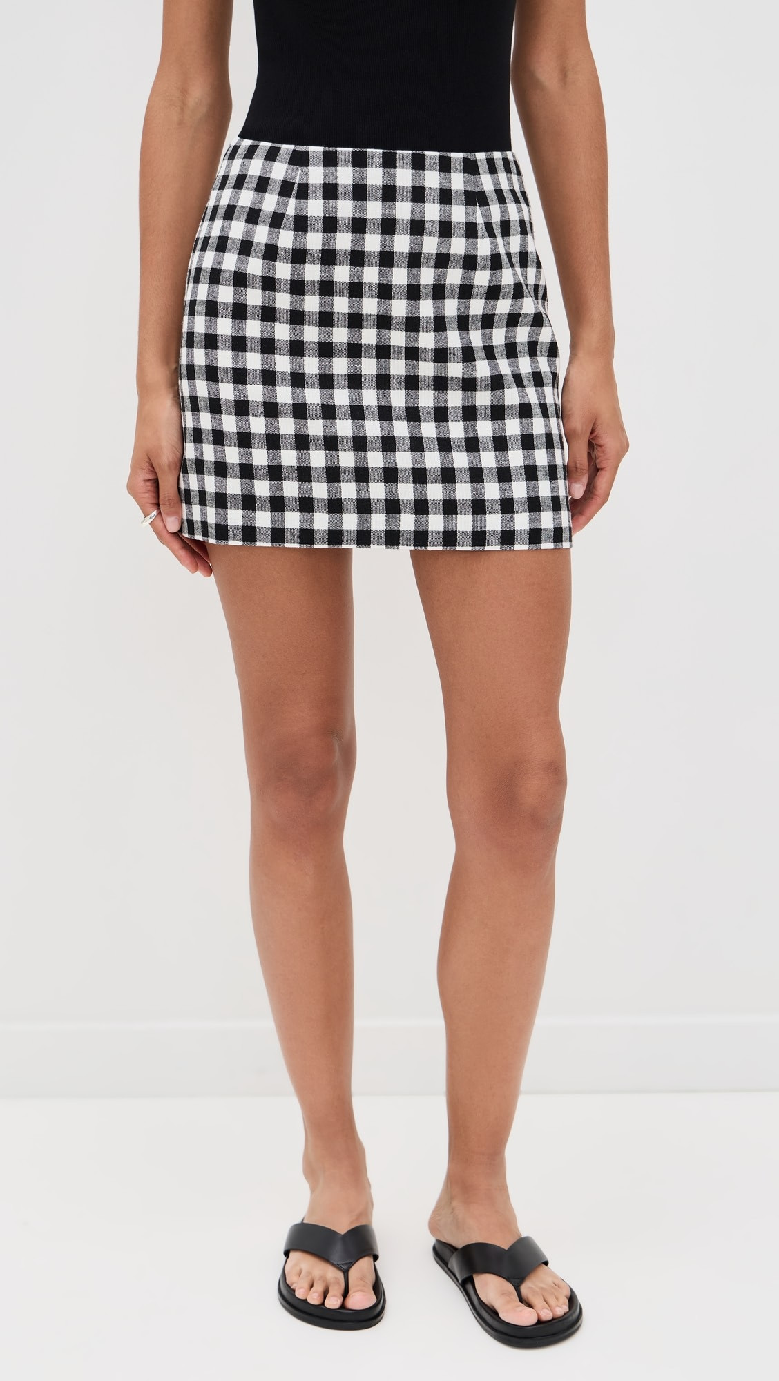 WAYF Gracie Gingham Mini Skirt | Shopbop | Shopbop