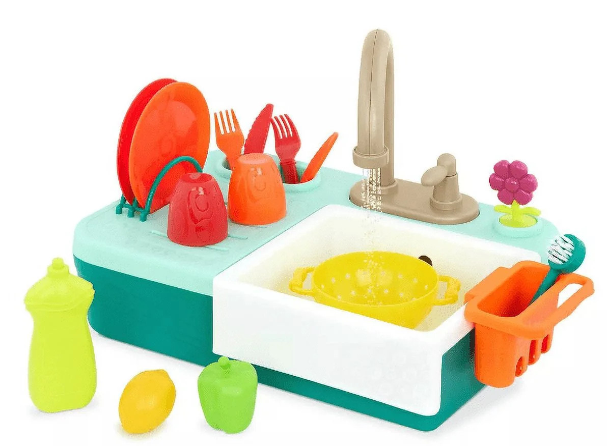 B. toys Kitchen Sink Play Set - Splash-n-Scrub Sink | Walmart (US)
