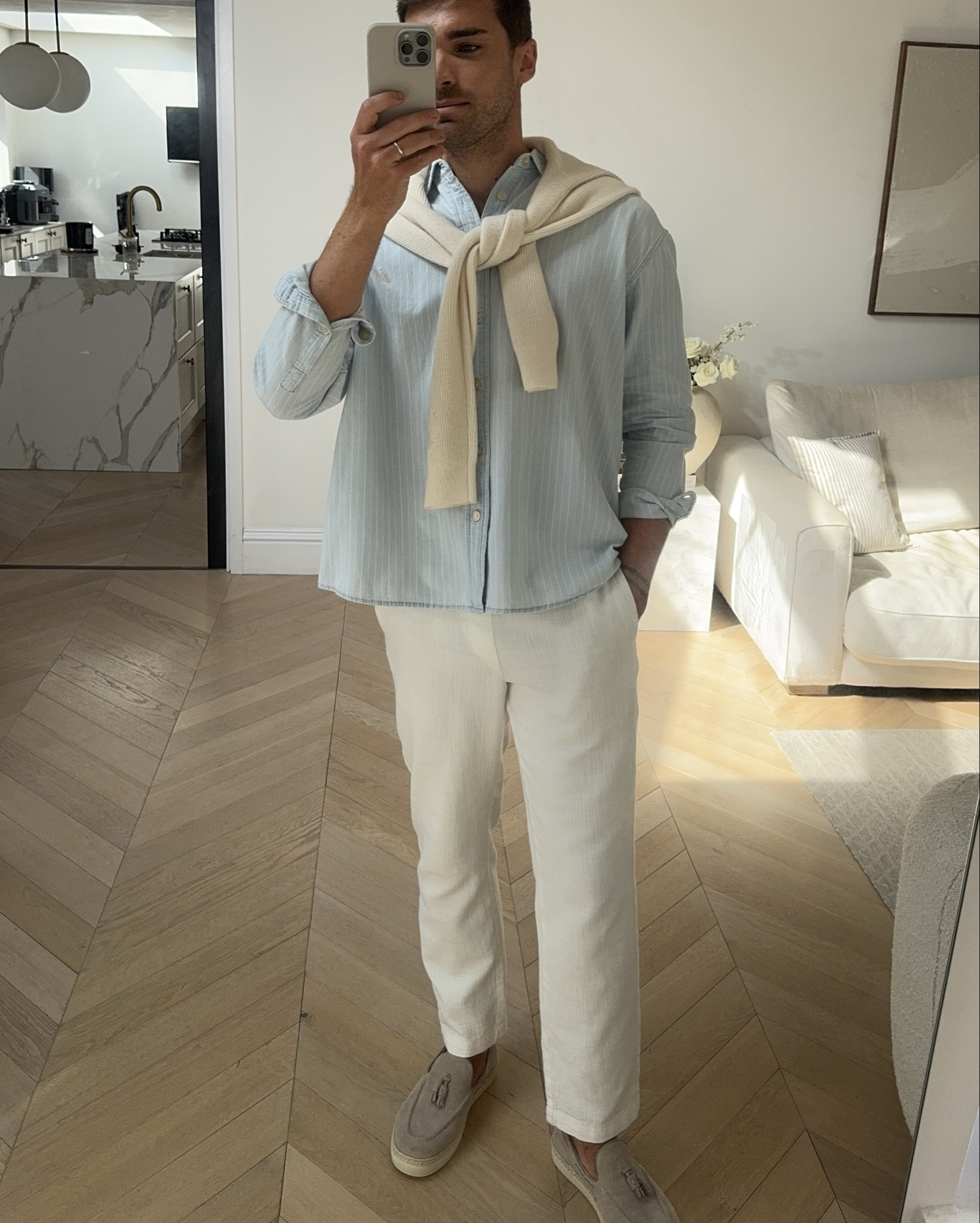 Spring summer men’s outfit from Zara - simple but effective. A great look if you’re looking for a smart casual outfit for the months ahead. 

#LTKsummer #LTKspring #LTKmens