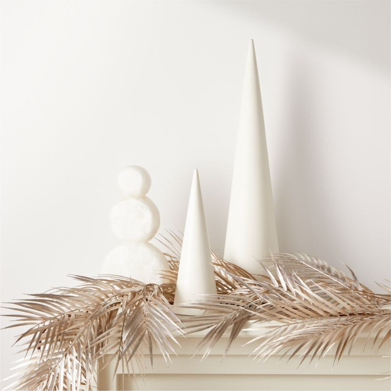 Champage and White Holiday Mantel Decor Bundle | CB2 | CB2