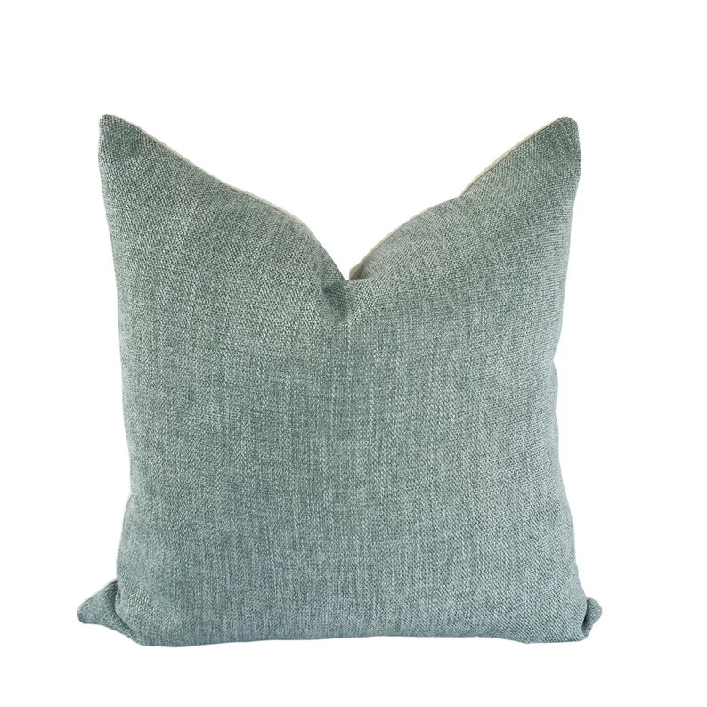 The Rhodes l Blue Throw Pillow l Accent Pillow l Pillow Cover l Neutral Home Decor l Solid Throw ... | Etsy (US)