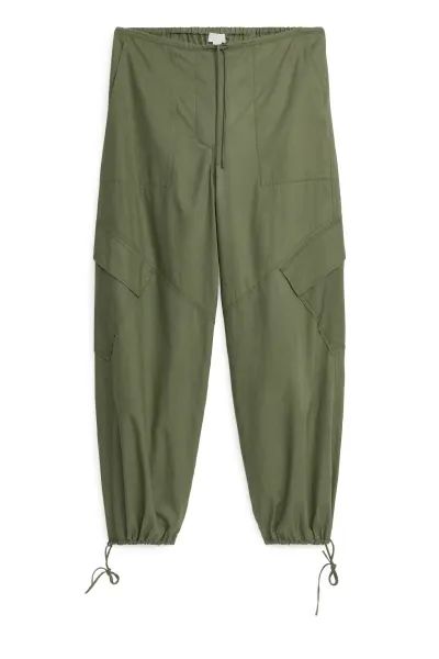 Lyocell Blend Cargo Trousers | H&M (UK, MY, IN, SG, PH, TW, HK)