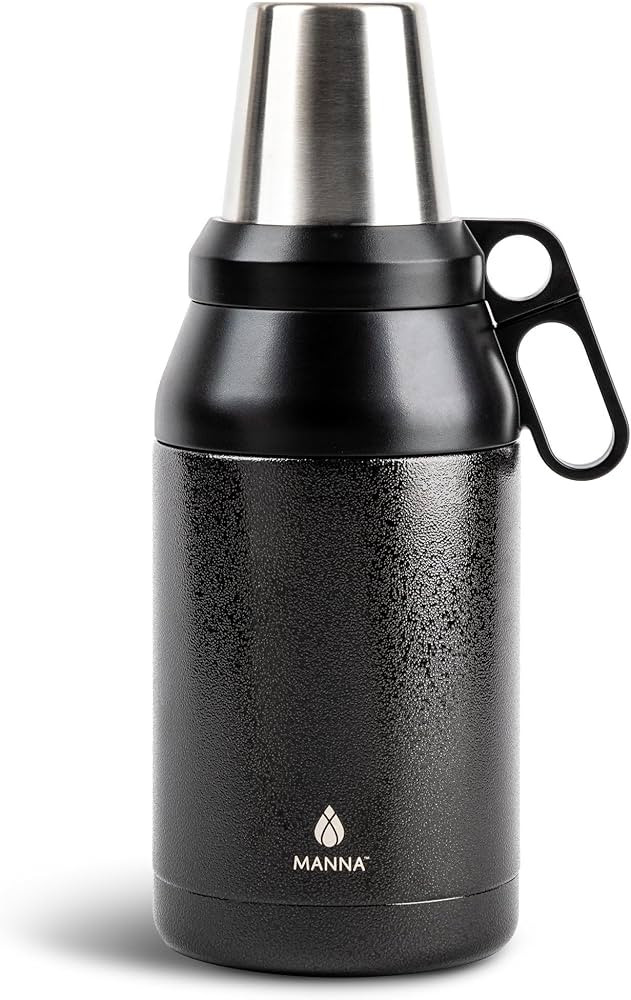 Manna Stack Stainless Steel Insulated Growler - 64 Oz - Onyx | Amazon (US)