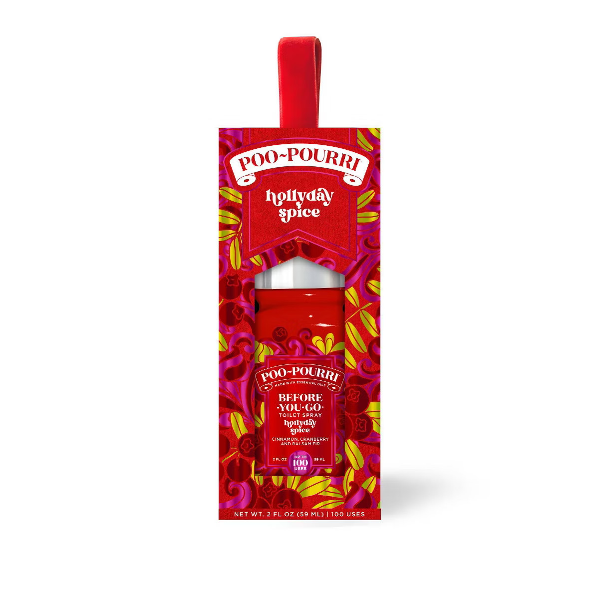 Hollyday Spice 2oz Before-You-Go Toilet Spray - Poo-Pourri | Target