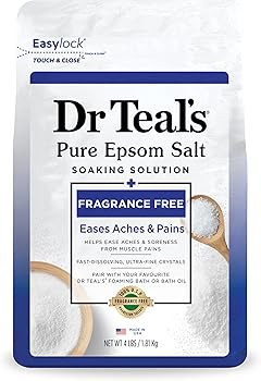 Dr Teal's Pure Epsom Salt Soak, Fragrance Free, 4 lbs | Amazon (US)
