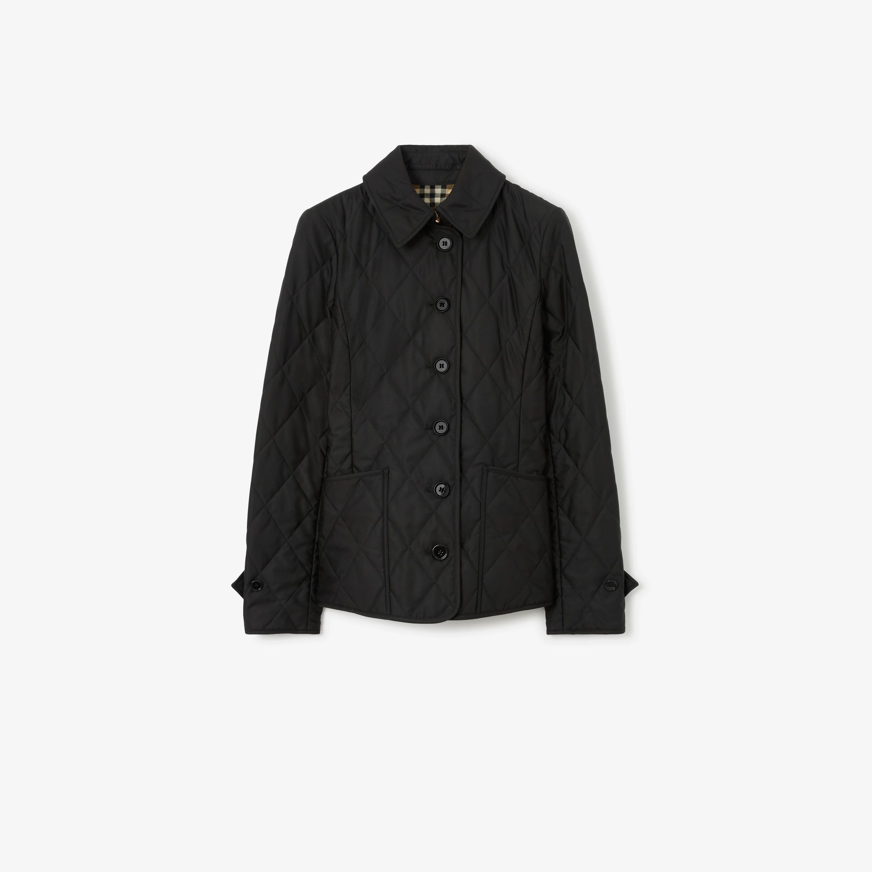 Quilted Thermoregulated Jacket in Black - Women | Burberry® Official | Burberry (US)