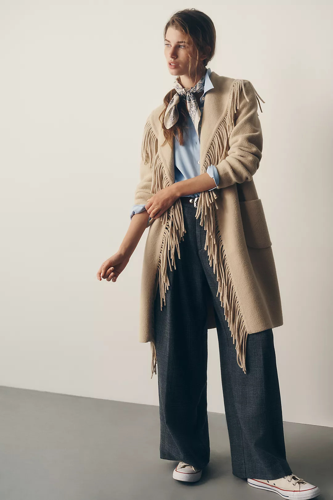 NVLT Eyelash Wrap Coatigan Sweater | Anthropologie (US)