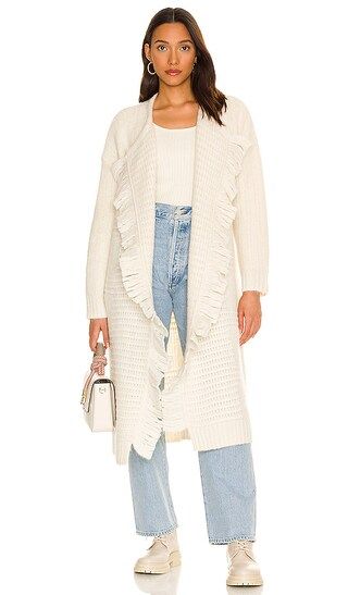 Selena Cardigan in Chalk White | Revolve Clothing (Global)