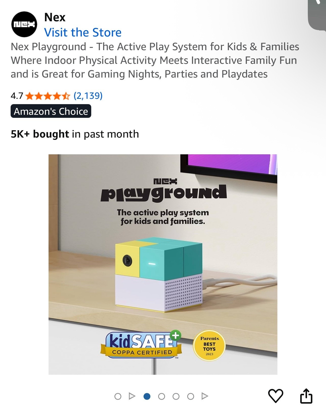 Here’s a quick link to the Amazon listing for the Nex Playground, interactive play system 🤩

#LTKKids #LTKFamily #LTKActive