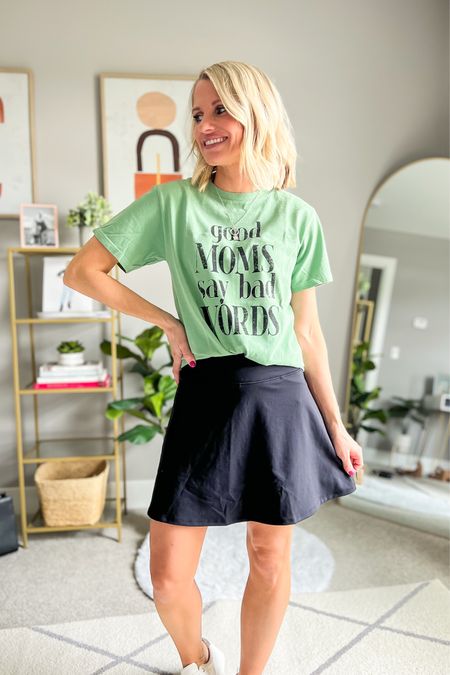 Sports mom outfit idea with a graphic tee! 
T-shirt- xsmall
Skirt- xs

#LTKfindsunder50 #LTKstyletip #LTKsalealert