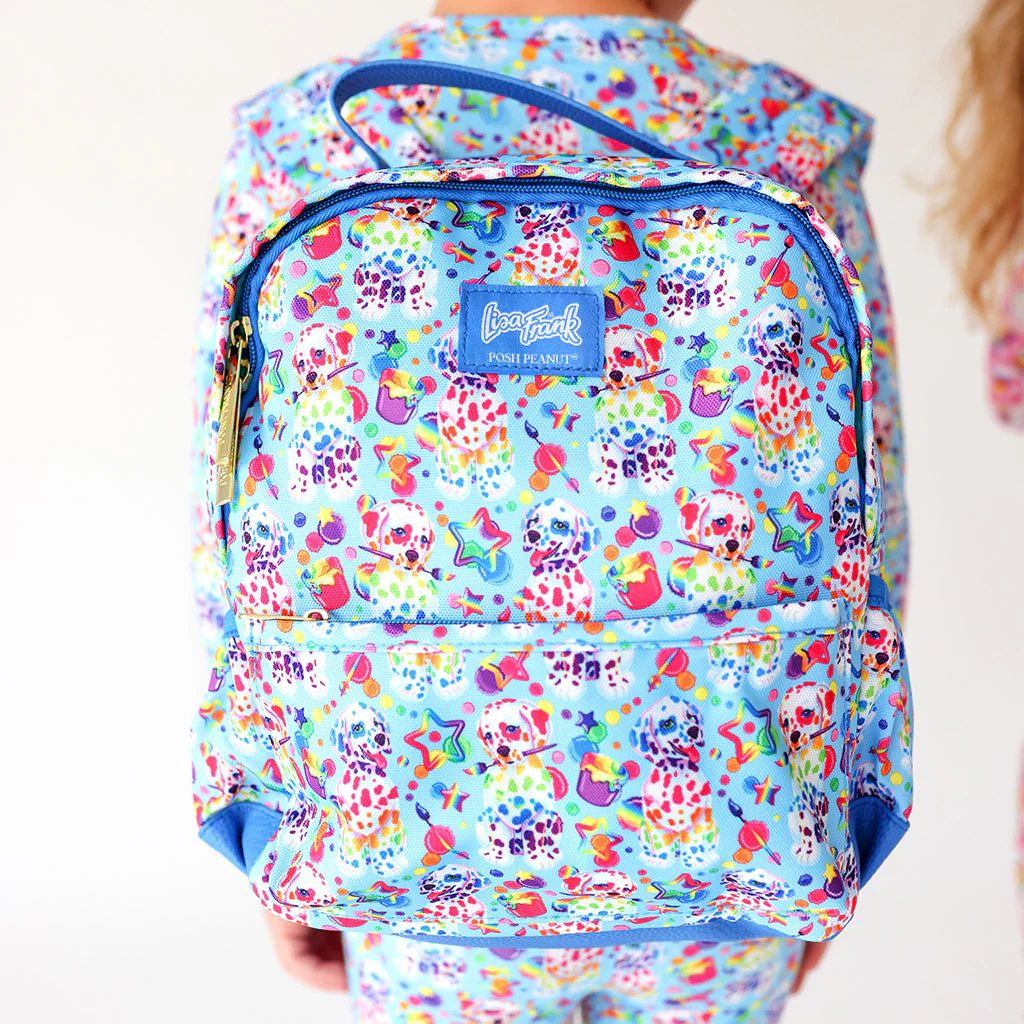 Blue Kids Mini Backpack | Lisa Frank® Spotty & Dotty™ | Posh Peanut