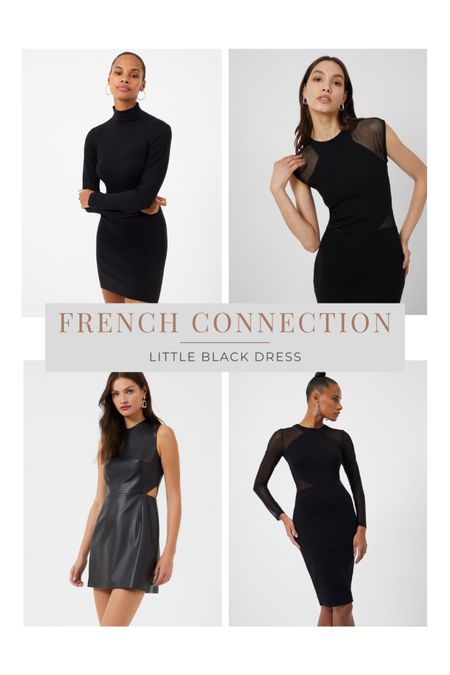 French Connection is currently having a 30% off sitewide sale AND it includes sale items! Use code: EARLY30  I love their dresses so I rounded up a few of my current favorites. #lbd #littleblackdress #frenchconnection #fauxleatherdress 

#LTKstyletip #LTKSeasonal #LTKsalealert
