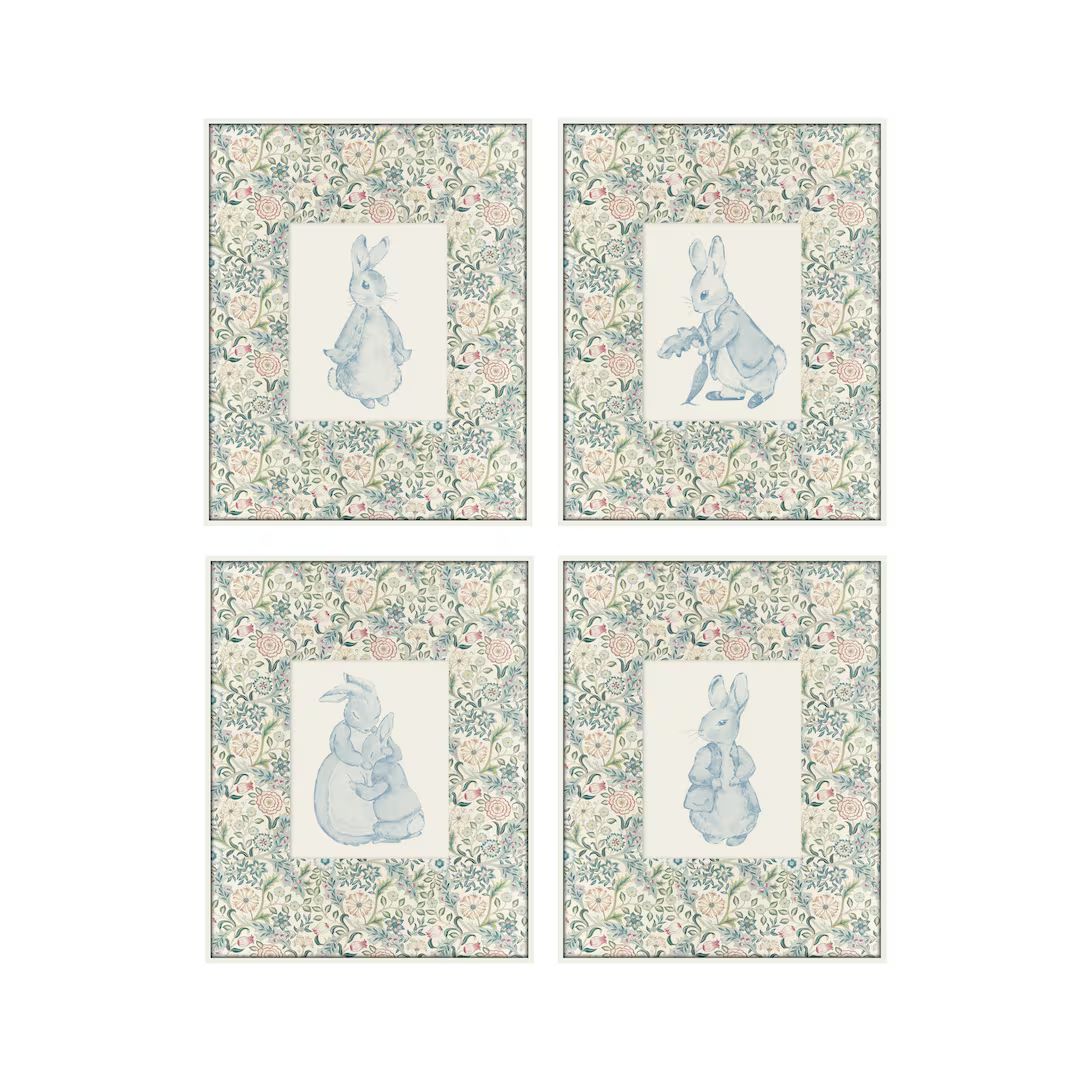Peter Rabbit Collage Print Set No. 1, Nursery Art Prints, Nursery Decor, Girls Room, Boys Room, G... | Etsy (US)