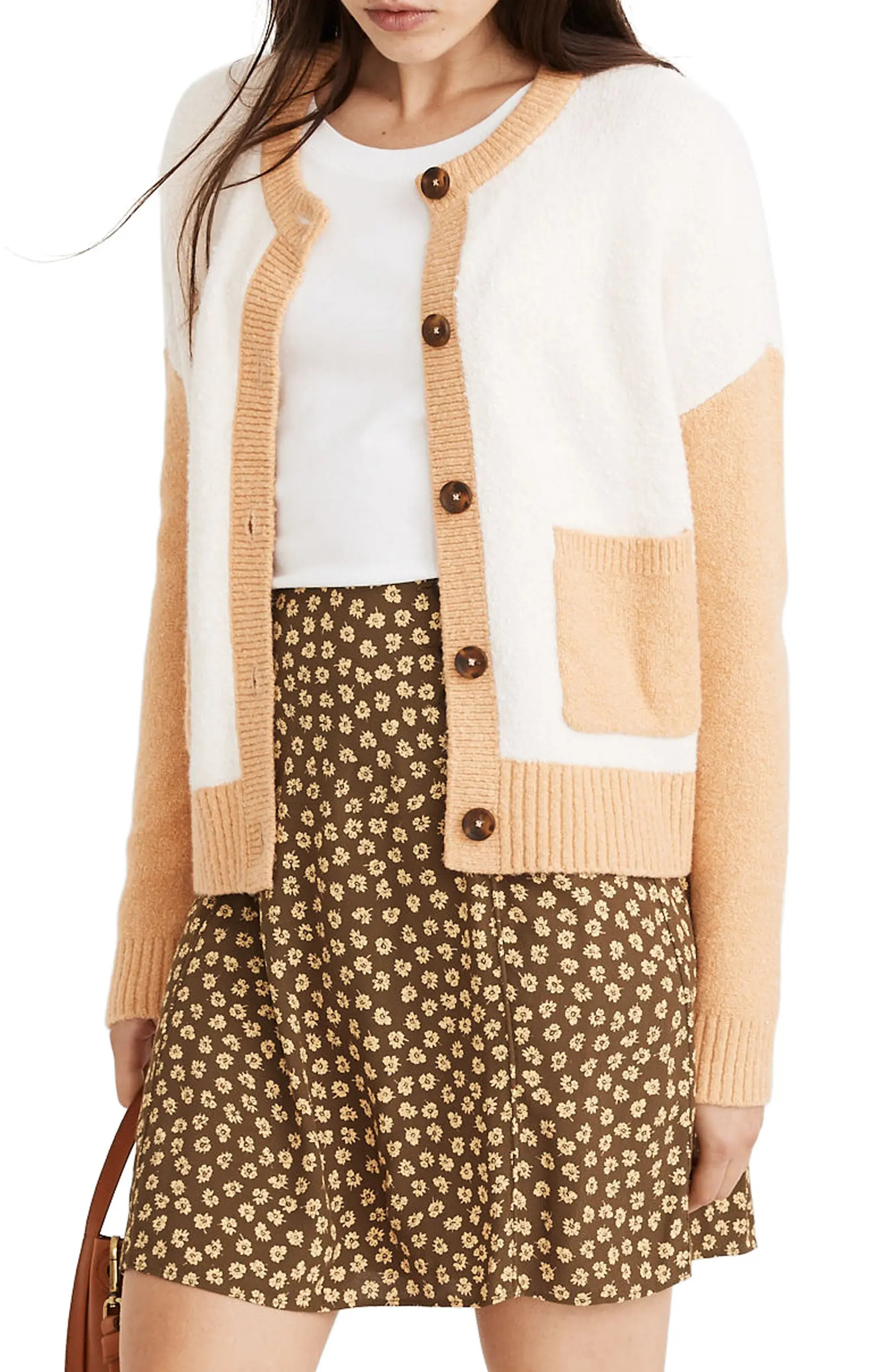 Colburne Colorblock Coziest Textured Yarn Cardigan Sweater | Nordstrom