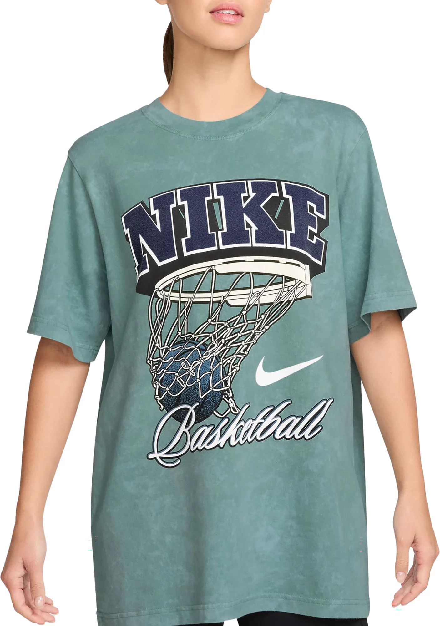 Nike Women's Loose Short-Sleeve Basketball Graphic T-Shirt, Wash | DICK'S Sporting Goods