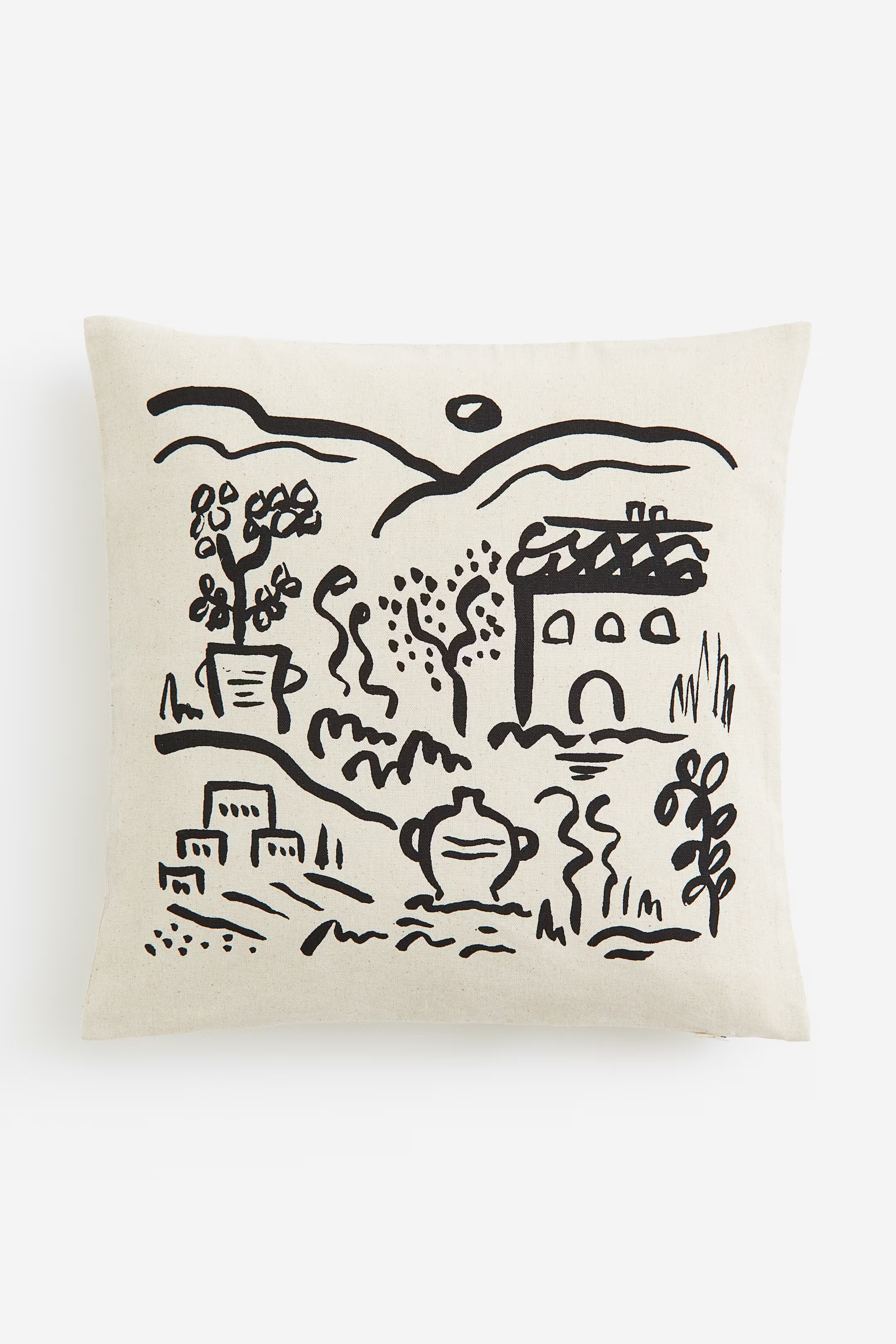 Kissenhülle mit Print | H&M (DE, AT, CH, NL, FI)