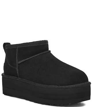 Classic Ultra Mini Platform Suede Booties | Dillard's