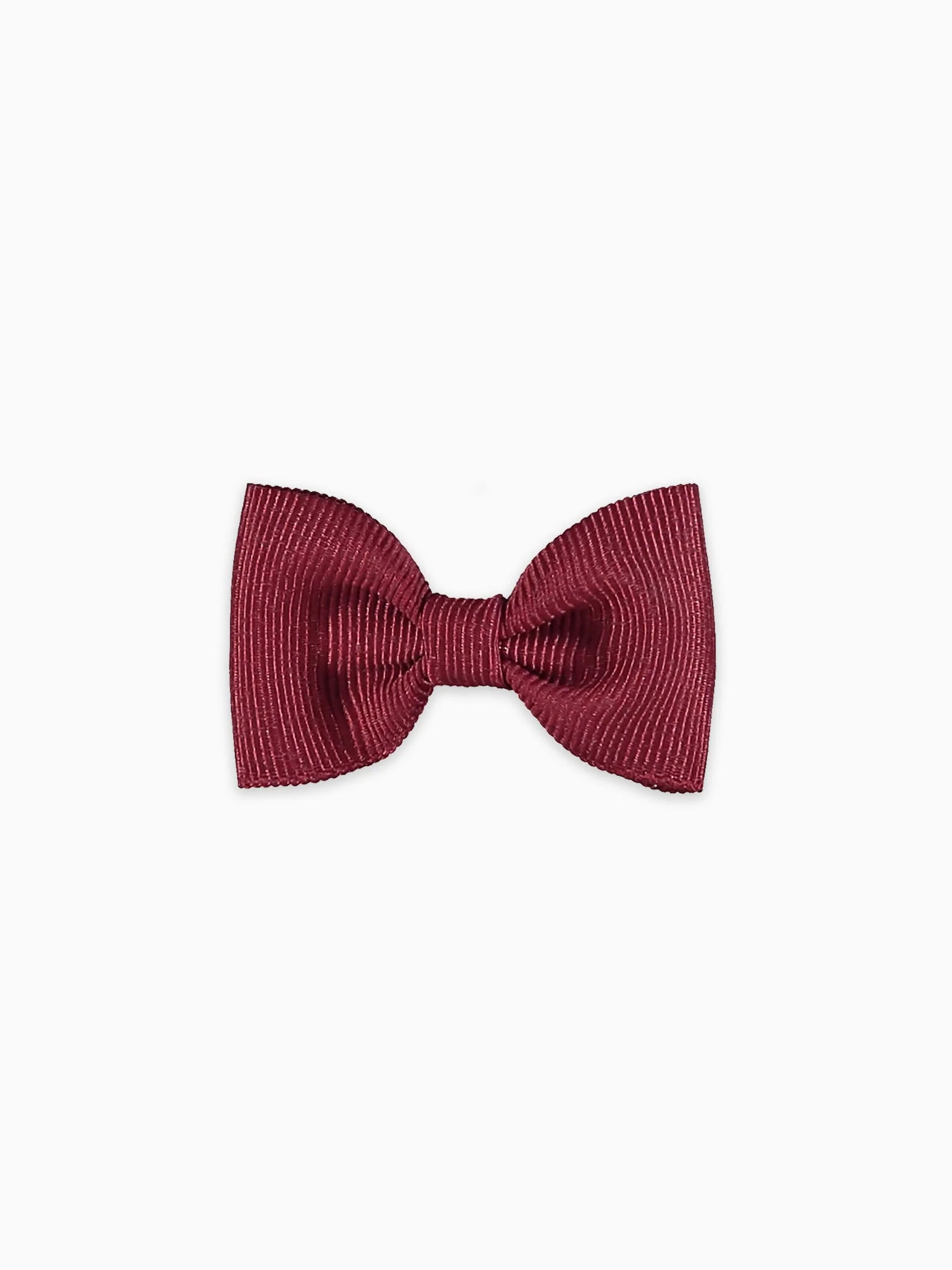 Burgundy Small Bow Girl Clip | La Coqueta (US)
