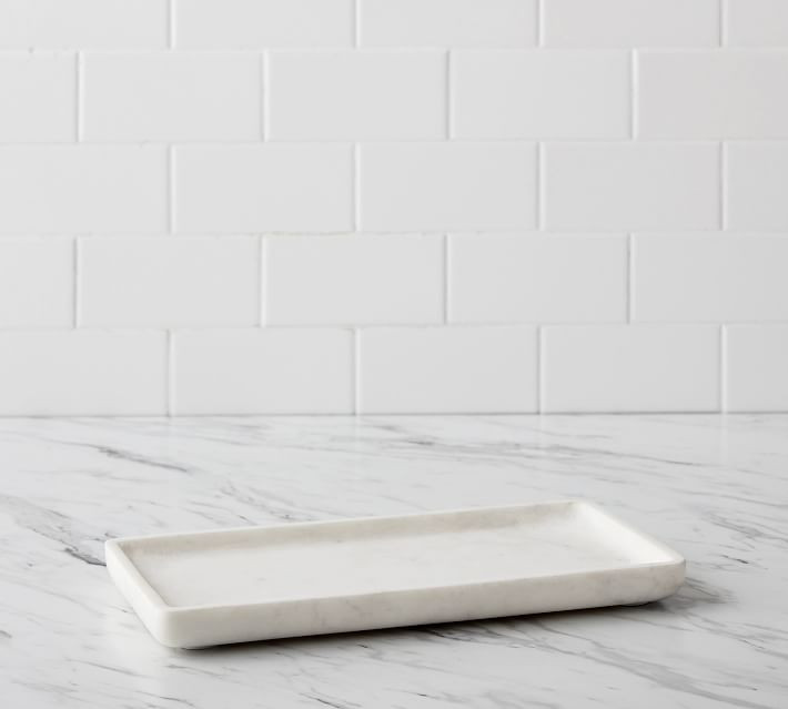 Frost Handcrafted Marble Bathroom Accessories | Pottery Barn (US)