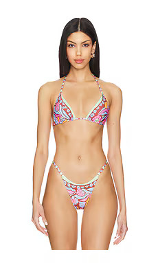 Maaji Reversible Balmy Bikini Top in Brown from Revolve.com | Revolve Clothing (Global)