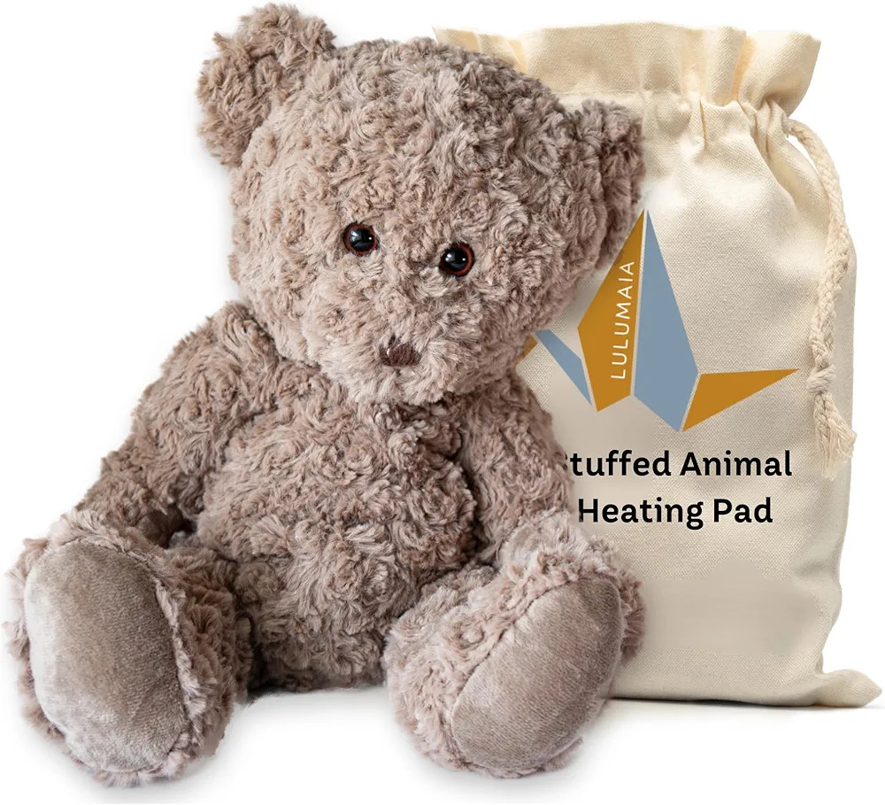 Cute Plush Stuffed Animal Heating Pad for Period Cramps - Ideal Portable Heating Pad for Menstrua... | Amazon (US)