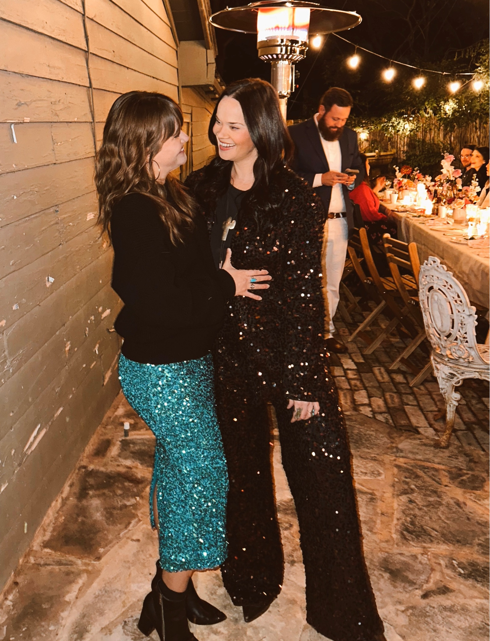 Nothing like a sequin suit to get the party started! Nasty gal suit & Rotate skirt were a huge hit for a night out celebrating friends. 

#LTKstyletip #LTKunder100 #LTKHoliday
