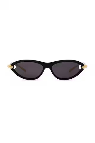 Bottega Veneta New Knot Sunglasses in Black | FWRD 