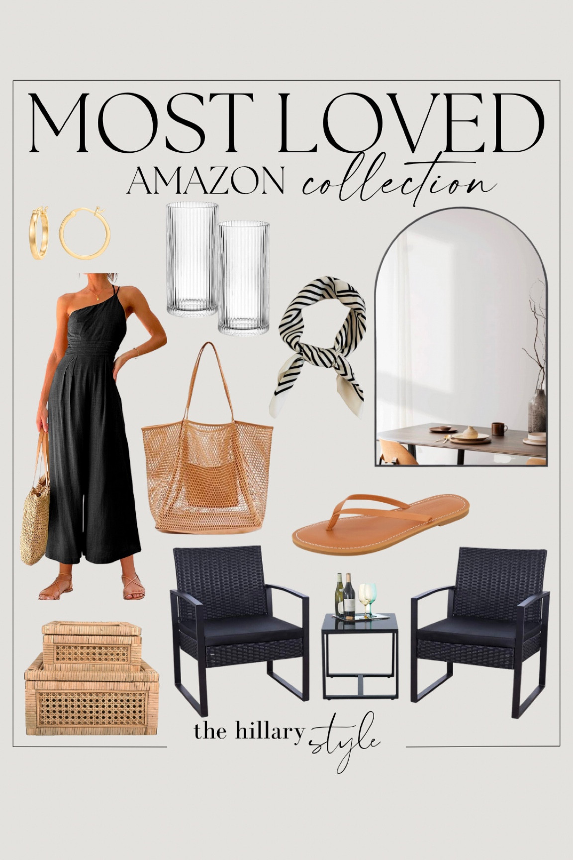 Most Loved Amazon Collection

Summer // Spring // Tote Bag // Beach Bag // Patio Chairs // Sun // Accessories // Mirror // Home Decor // Neutral //

#LTKsalealert #LTKhome #LTKstyletip