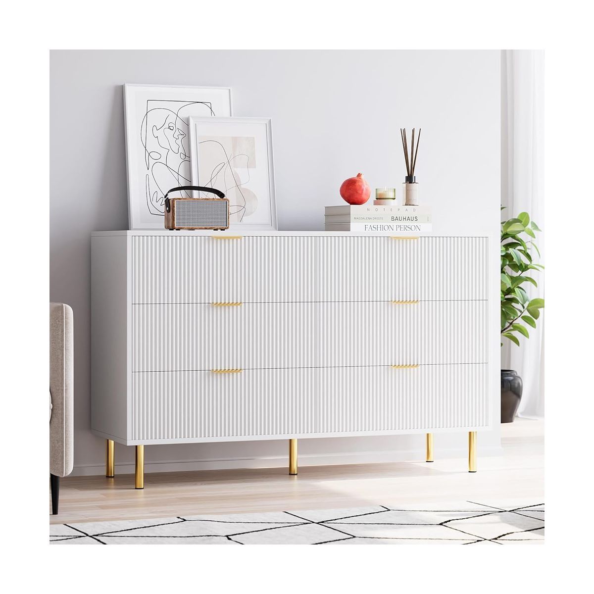 White 6 Drawer Dresser for Bedroom | Target