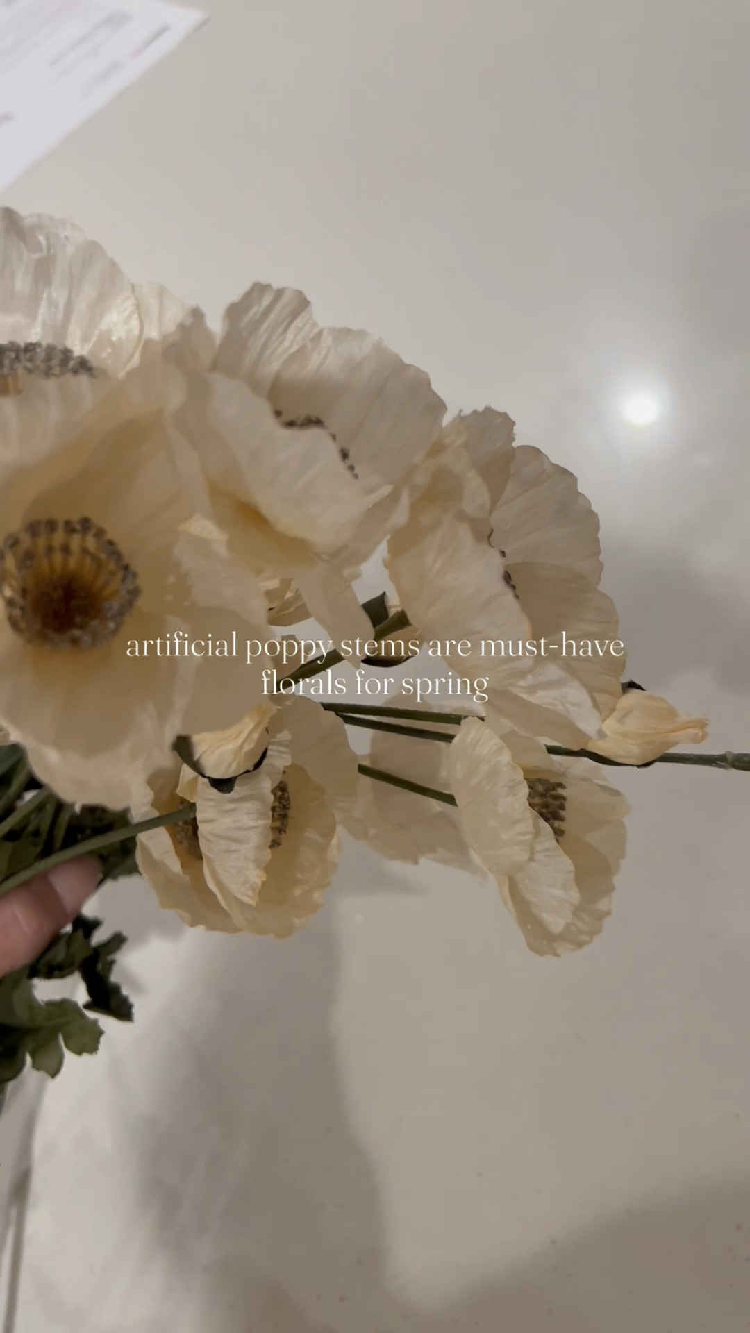 Artificial poppy stems for spring decor Amazon 

#LTKHome #LTKspring