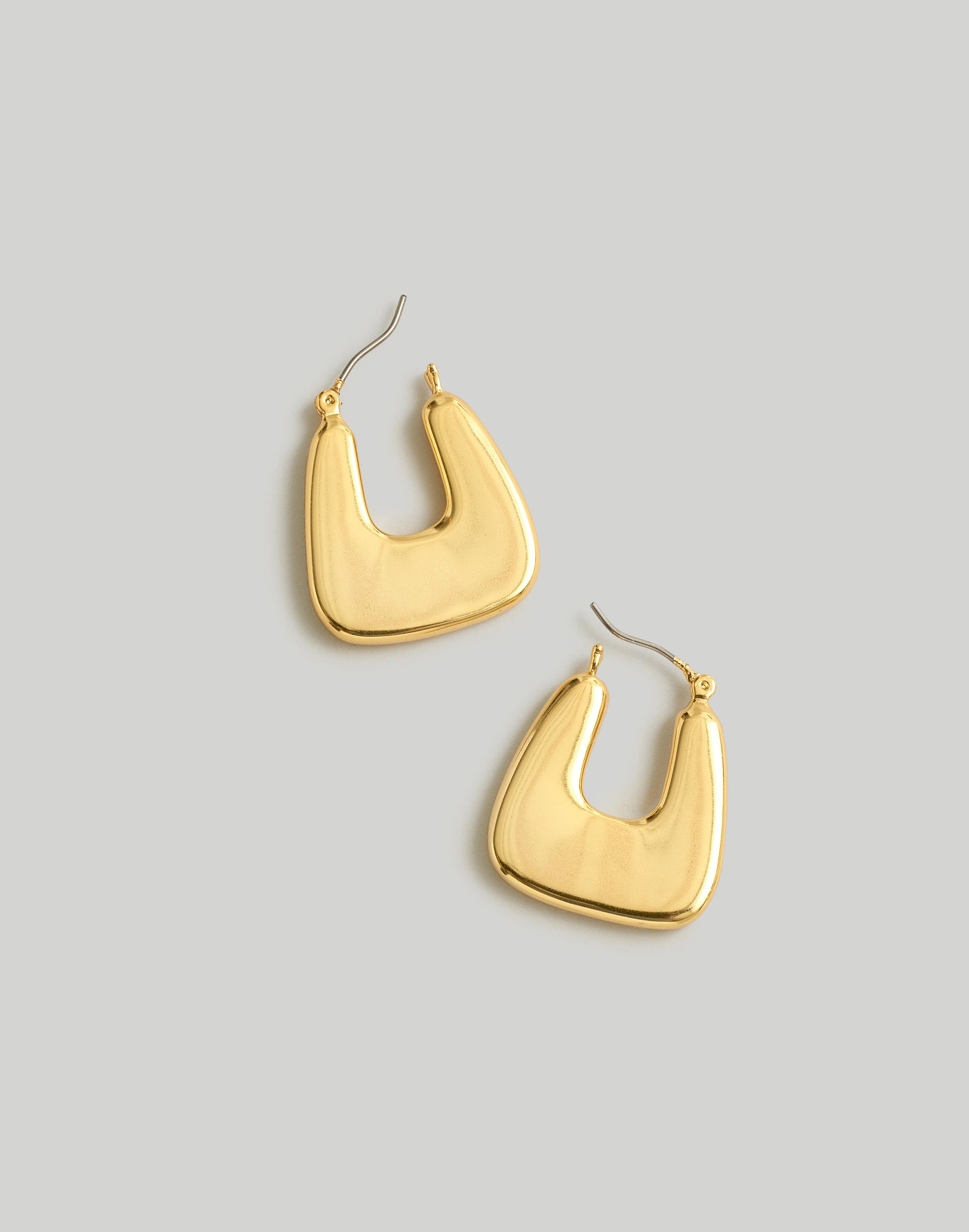 Chunky Triangle Hoop Earrings | Madewell