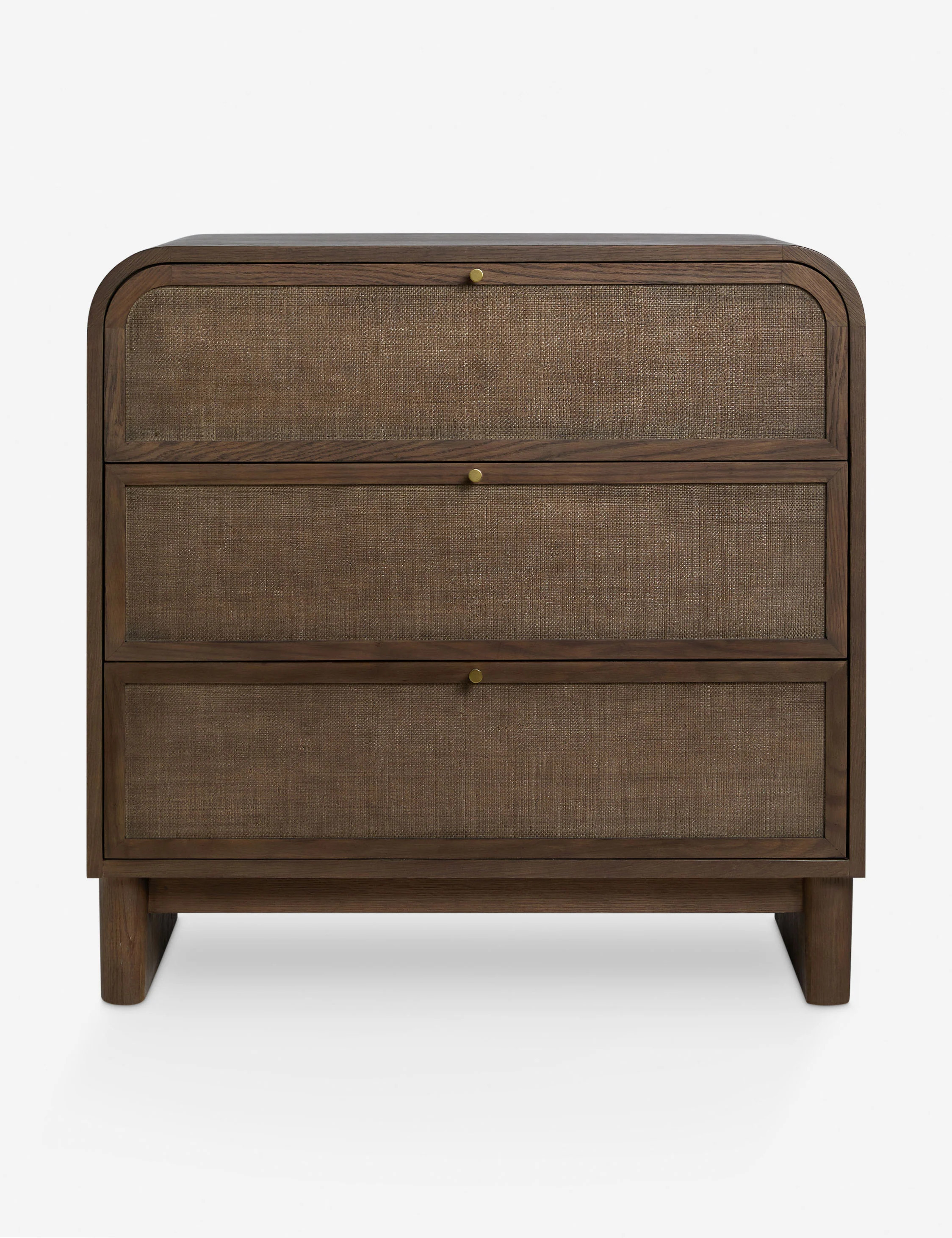 Suzette 3-Drawer Dresser, Smoked Oak | Lulu and Georgia 