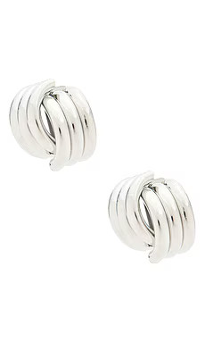 SHASHI x REVOLVE Knot Earrings in Silver from Revolve.com | Revolve Clothing (Global)