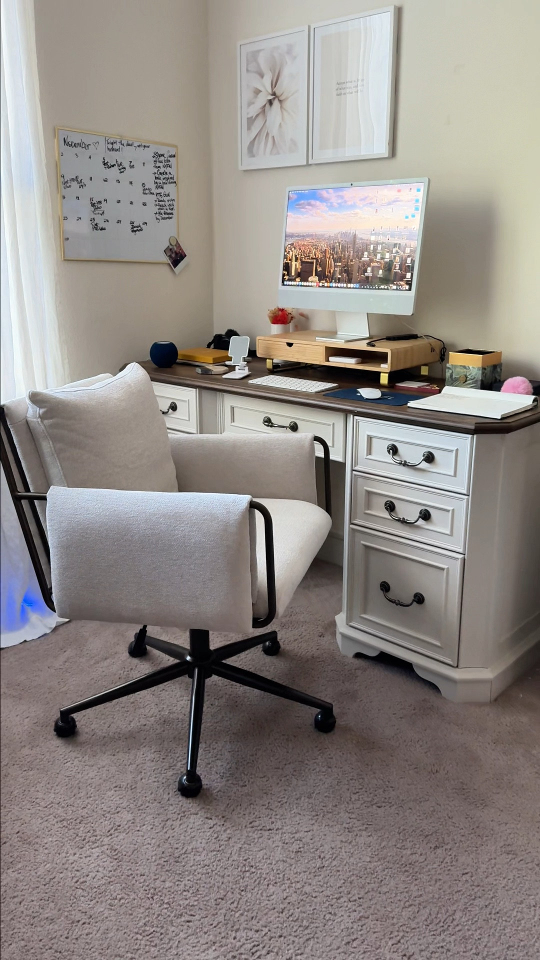 Home Office Desk and Chair from @Wayfair #wayfair #wayfairelevate #wayfaircreator #wayfaircreator 