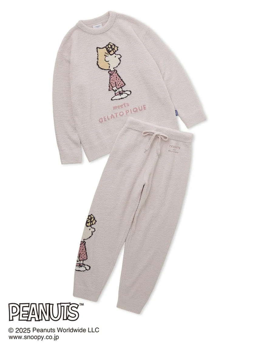 [PEANUTS] Baby Moco Jacquard Pullover & Pants Set | Gelato Pique