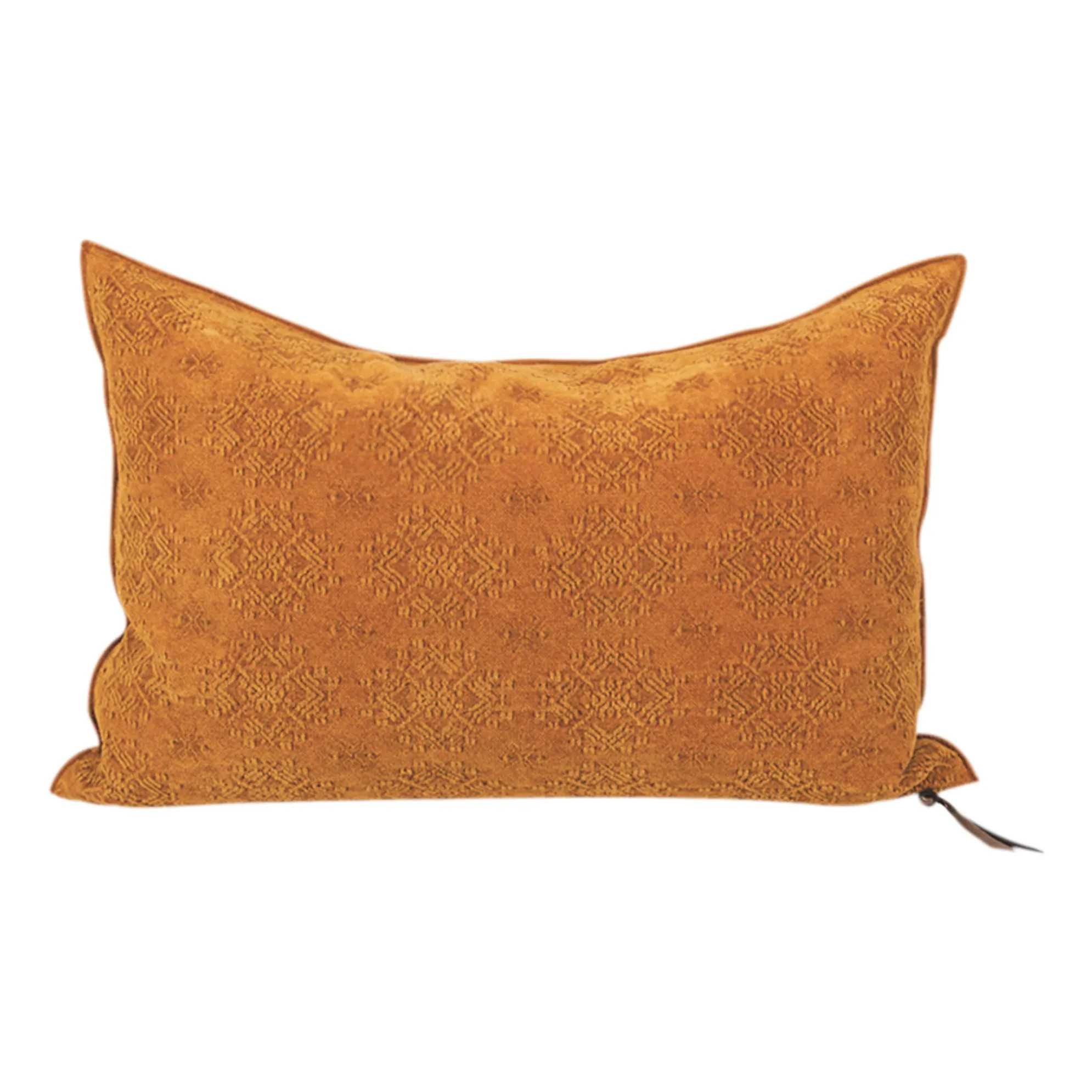 Jacquard Kilim Vice Versa Cushion | Amber | Smallable