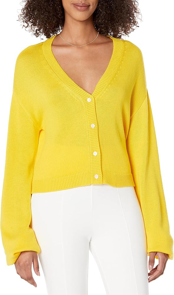 The Drop Women's Veronica Dropped-Shoulder Cropped Cardigan | Amazon (US)