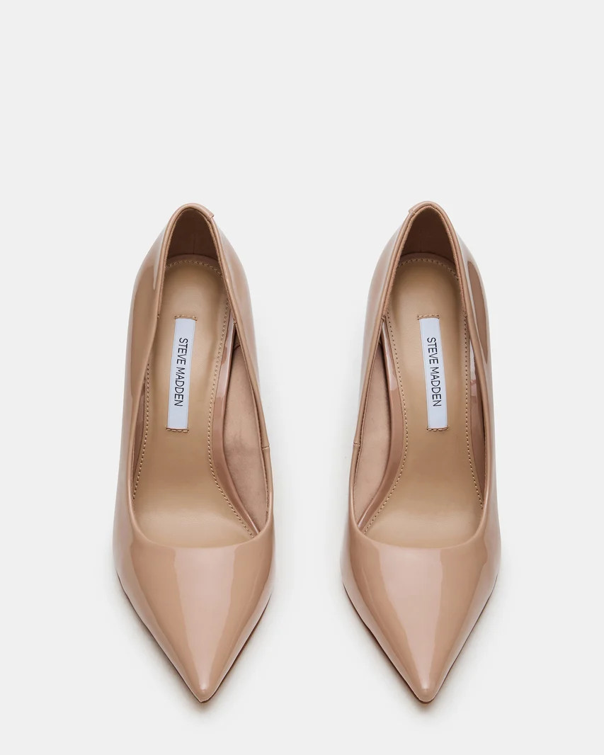 DYNASTY Blush Patent Pointed-Toe Pump Women's Stiletto Heel | Steve Madden (US)