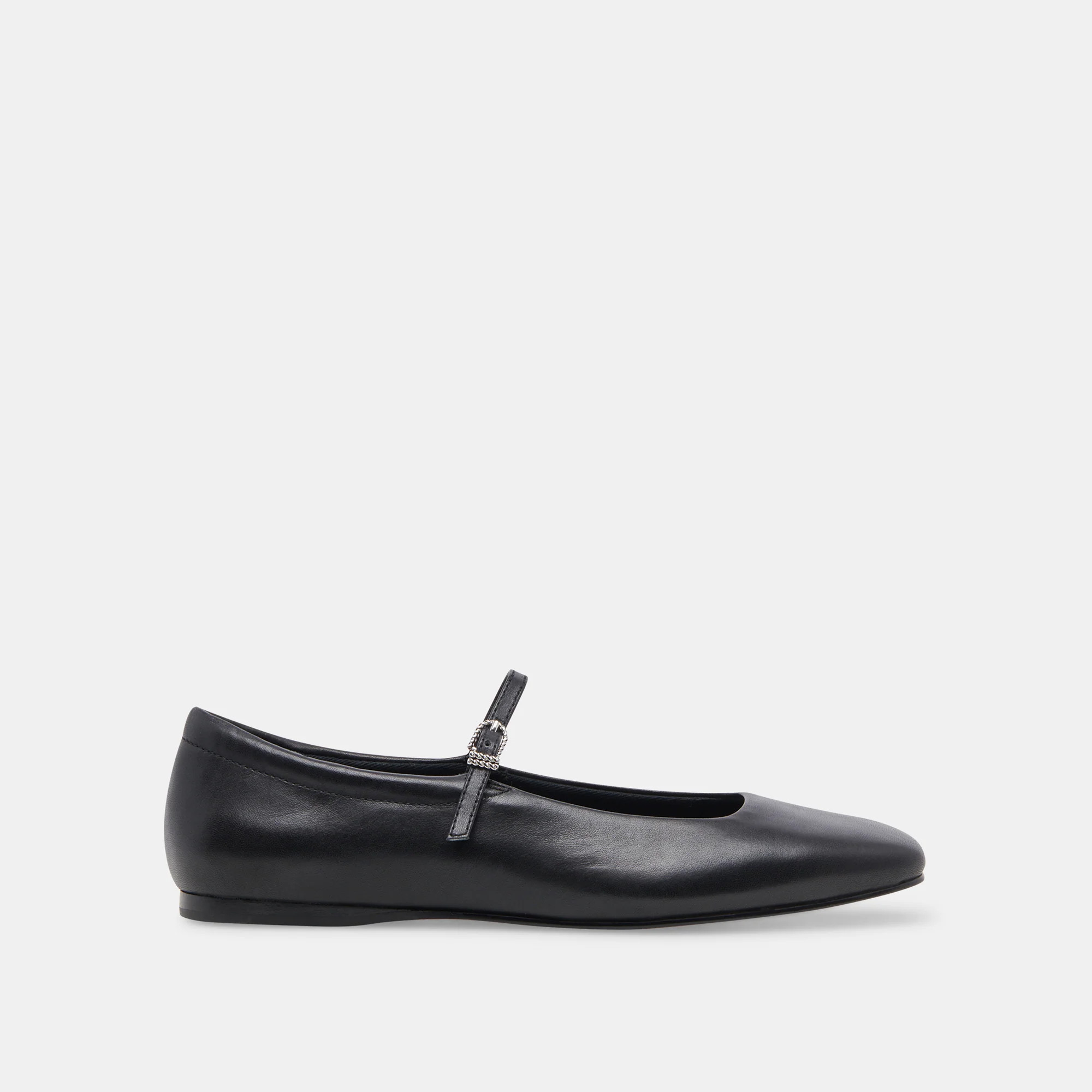 Reyes Ballet Flats Black Leather | DolceVita.com