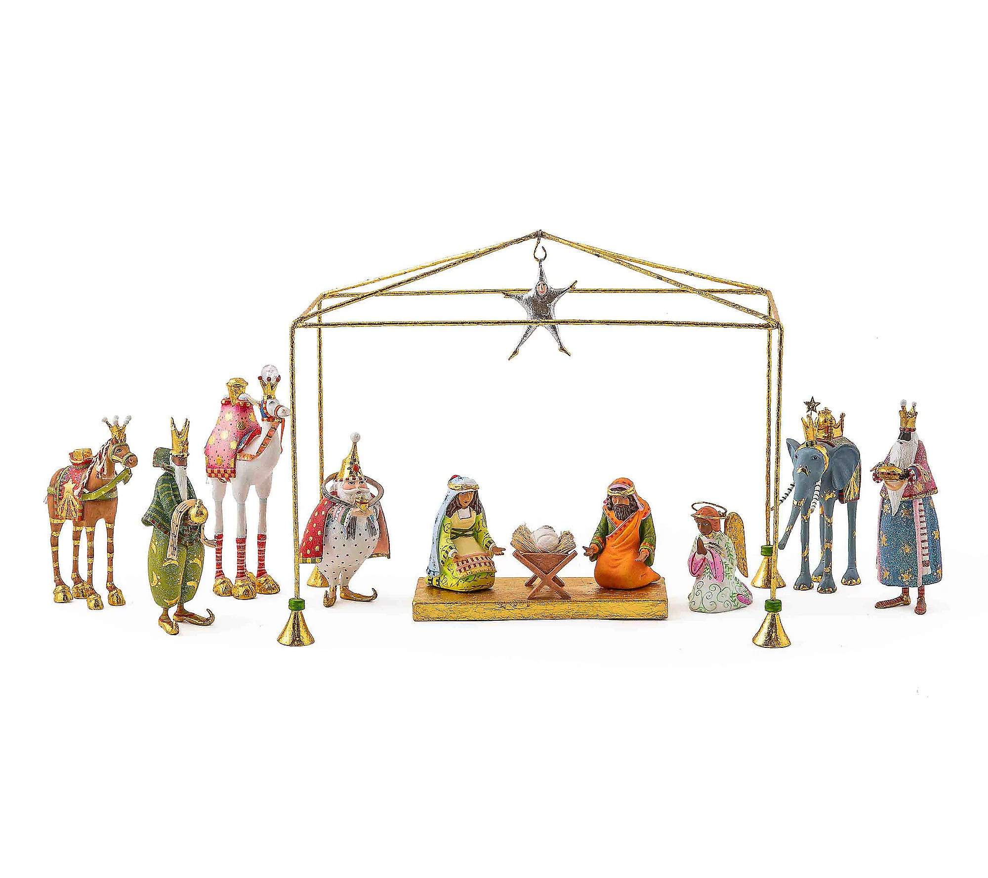 MacKenzie-Childs World Edition Mini Nativity In roductory Set | QVC