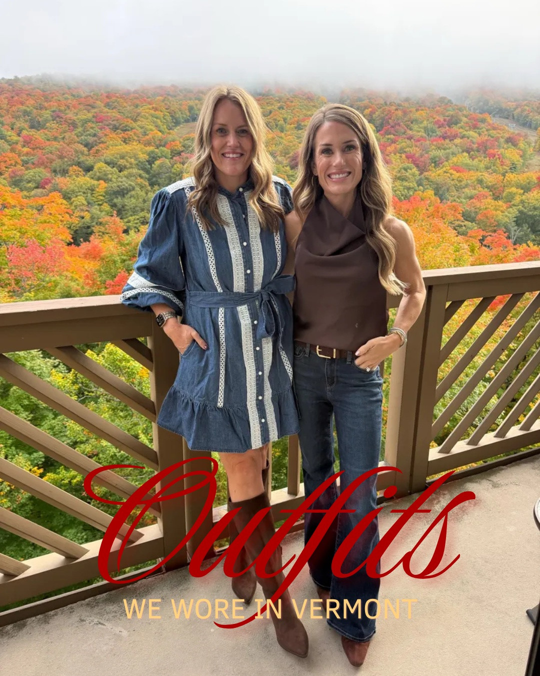 outfits we wore in vermont 🍂🤎 fall in new england did not disappoint!

#vermont #falloutfits #fallfashion #outfitinspo #newengland