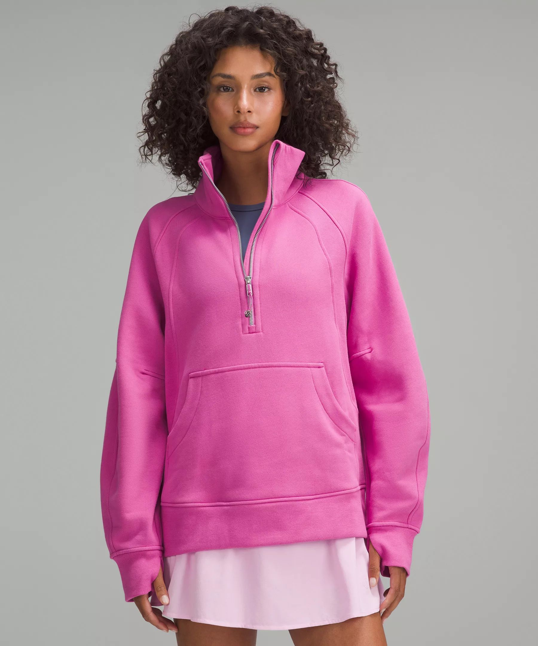 Scuba Oversized Funnel-Neck Half Zip *Long | Women's Hoodies & Sweatshirts | lululemon | Lululemon (US)