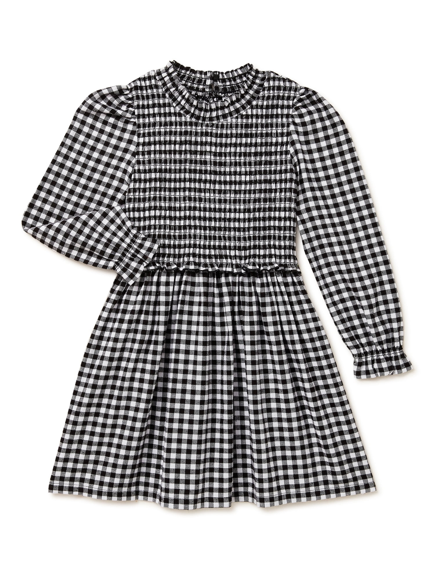 Wonder Nation Baby and Toddler Girl Plaid Holiday Dress, Sizes 12 Months-5T - Walmart.com | Walmart (US)