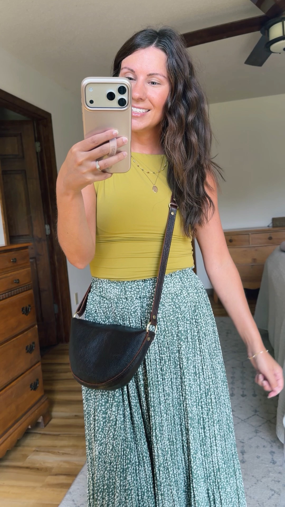 small in my tank (built in bra!) and small in my skirt. My Teva sandals are size 6. 

My bag is the color coldbrew!

#LTKPetite #LTKSeasonal #LTKootd