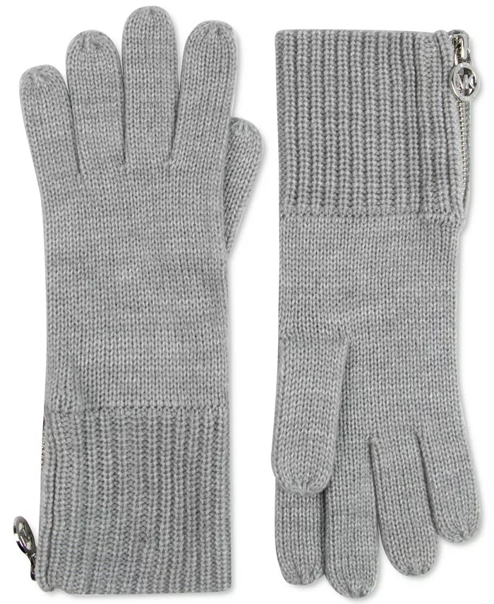 Michael Kors Women's Shaker Logo Zipper Gloves & Reviews - Cold Weather Accessories - Handbags & ... | Macys (US)