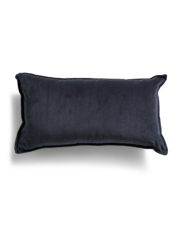 14x26 Cotton Velvet Oversized Lumbar Pillow | TJ Maxx