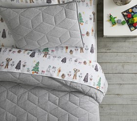 <em>Star Wars</em>™ Holiday Organic Sheet Set | Pottery Barn Kids