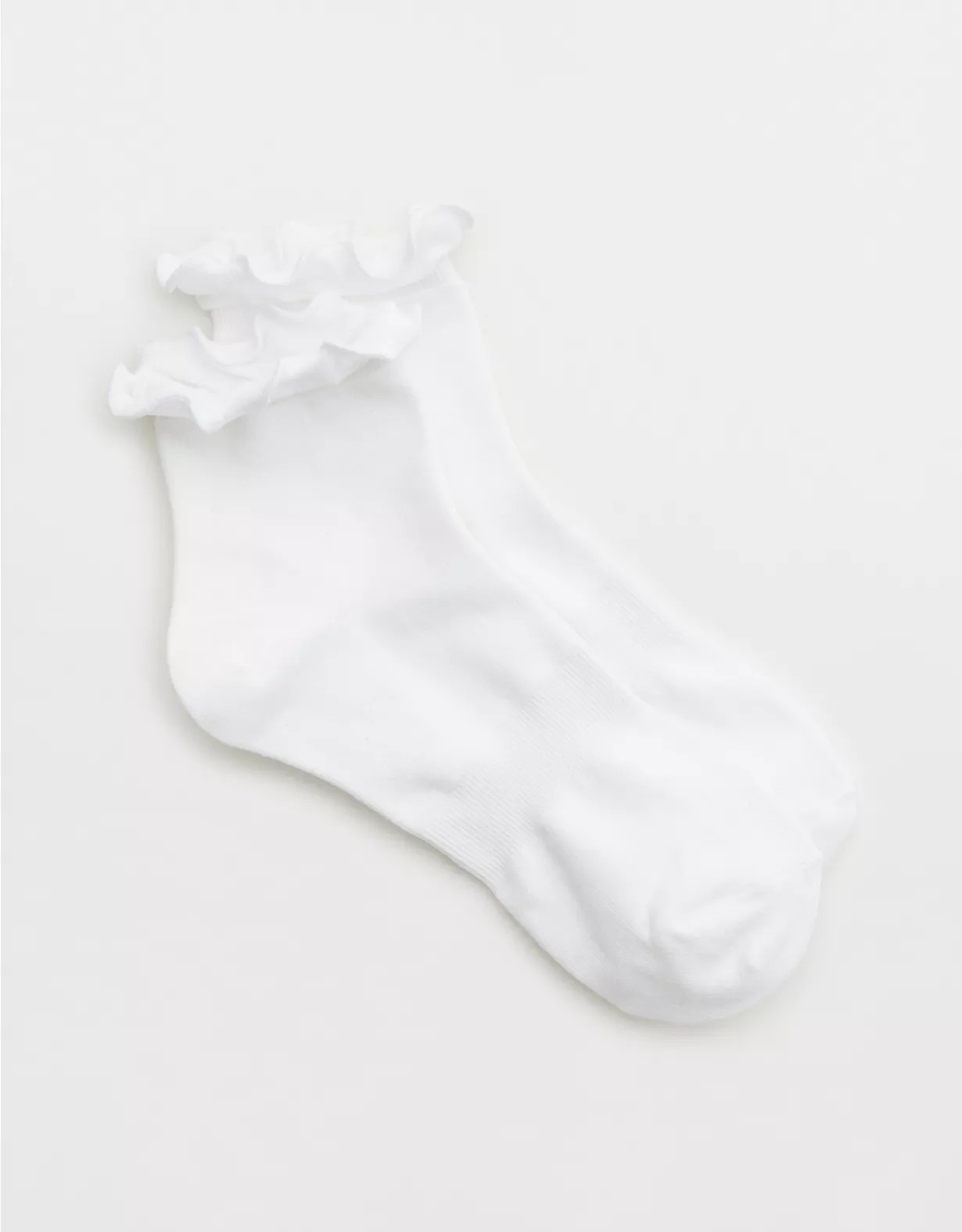 OFFLINE By Aerie Ruffle Ribbed Socks | Aerie