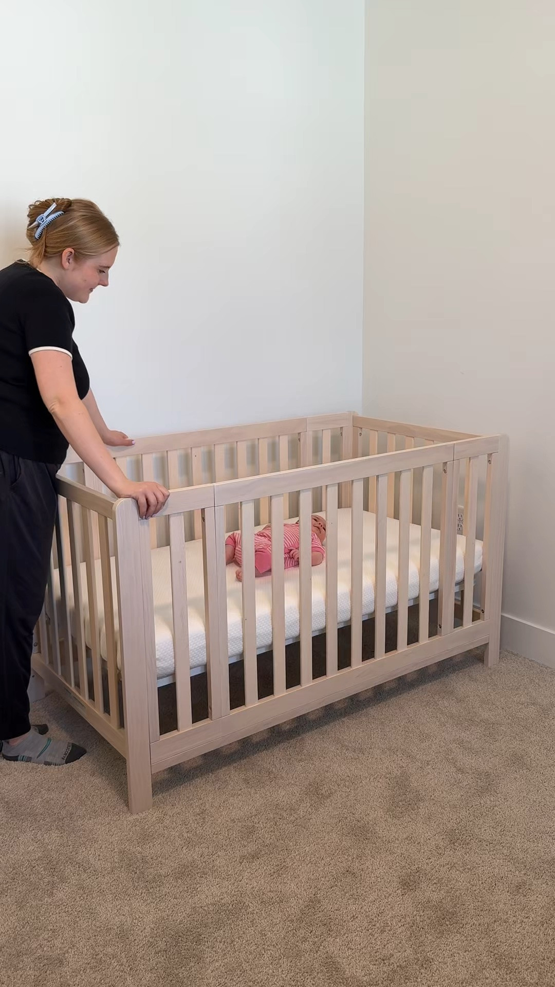 Crib setup for baby 🫶🏻

#LTKmomlife #LTKBaby #LTKHome