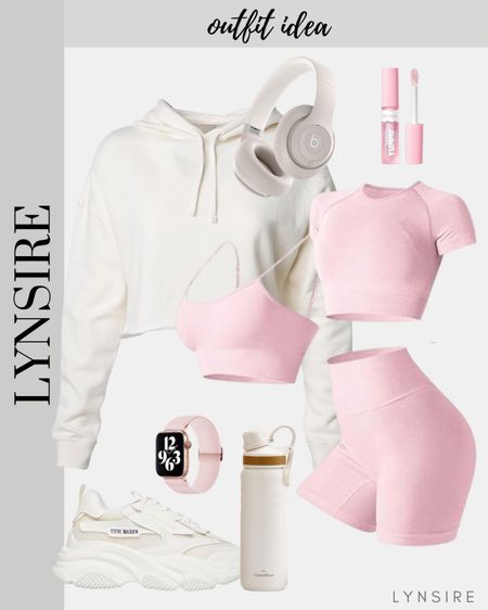 Chic and trendy pink workout set. Follow for more outfit ideas!

#LTKfitness #LTKstyletip #LTKshoecrush